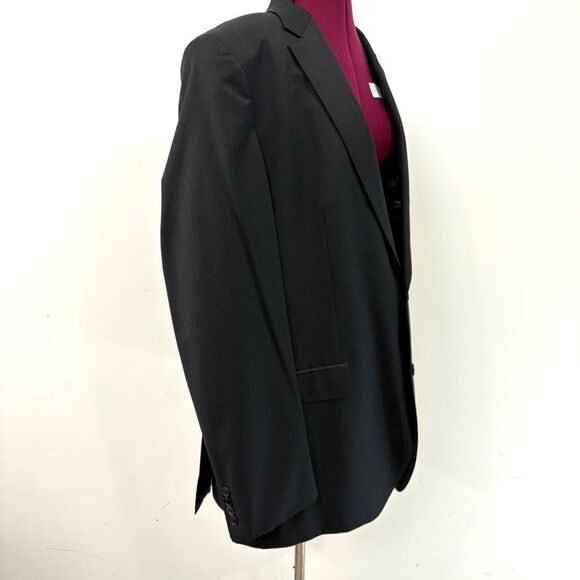 HUGO BOSS Selection Black Super 150 Wool 46L Jacket - Picture 3 of 15